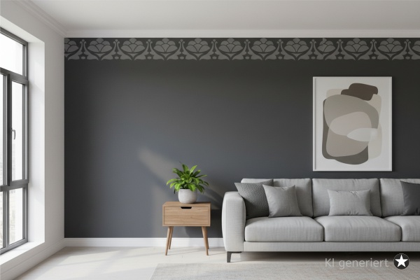 Elegante Classic Bordüren-Schablone C0123 für stilvolle Wandakzente